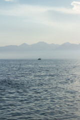 Obraz premium boat on the sea