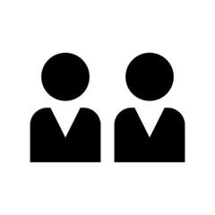 business partner icon or logo isolated sign symbol vector illustration - high quality black style vector icons
