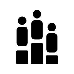 business podium icon or logo isolated sign symbol vector illustration - high quality black style vector icons
