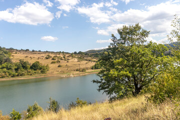 Panoramic view of Krapets Reservoir, Bulgaria