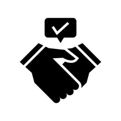 deal icon or logo isolated sign symbol vector illustration - high quality black style vector icons
