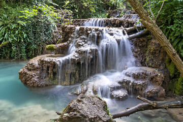 Fototapeta na wymiar Amazing view of Krushuna Waterfalls, Bulgaria