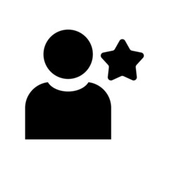 favorite man icon or logo isolated sign symbol vector illustration - high quality black style vector icons
