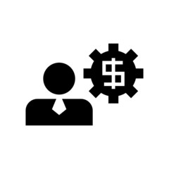 job money icon or logo isolated sign symbol vector illustration - high quality black style vector icons
