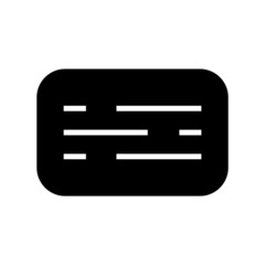 subtitles icon or logo isolated sign symbol vector illustration - high quality black style vector icons
