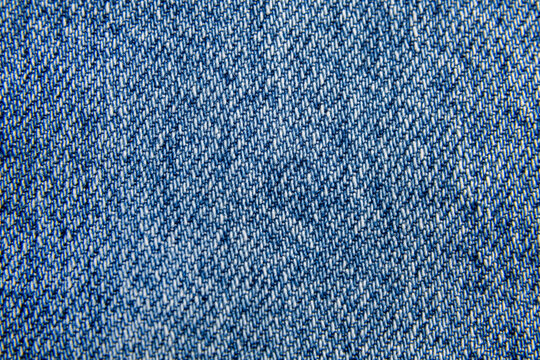 Blue jeans, fabric texture background, denim fabric.