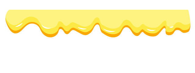 Tasty sweet honey on white background