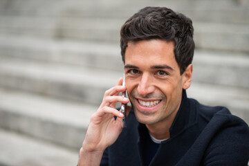 Man talking on the phone