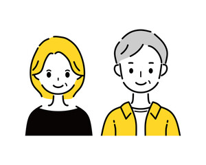 ミドル　シニア　夫婦