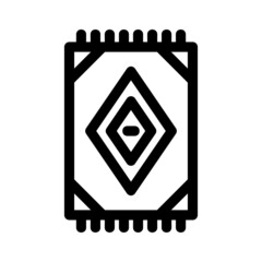 carpet icon or logo isolated sign symbol vector illustration - high quality black style vector icons
