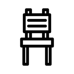 chair icon or logo isolated sign symbol vector illustration - high quality black style vector icons
