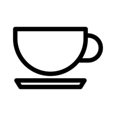coffee cup icon or logo isolated sign symbol vector illustration - high quality black style vector icons
