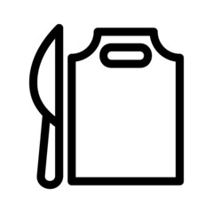 cutting board icon or logo isolated sign symbol vector illustration - high quality black style vector icons
