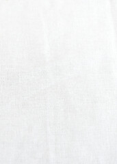 White linen canvas texture closeup