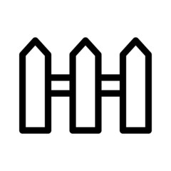 fence icon or logo isolated sign symbol vector illustration - high quality black style vector icons
