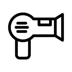 hair dryer icon or logo isolated sign symbol vector illustration - high quality black style vector icons

