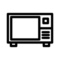 microwave oven icon or logo isolated sign symbol vector illustration - high quality black style vector icons
