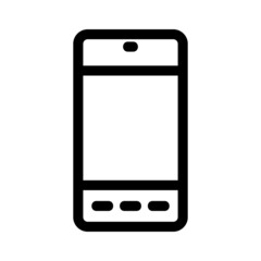 phone icon or logo isolated sign symbol vector illustration - high quality black style vector icons
