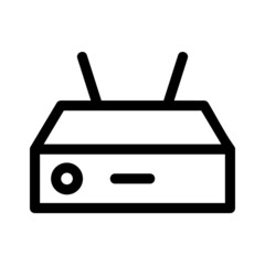 router icon or logo isolated sign symbol vector illustration - high quality black style vector icons
