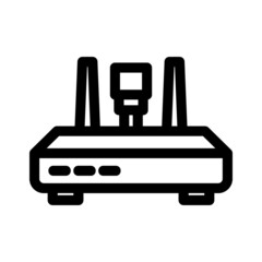 router icon or logo isolated sign symbol vector illustration - high quality black style vector icons
