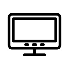 television icon or logo isolated sign symbol vector illustration - high quality black style vector icons
