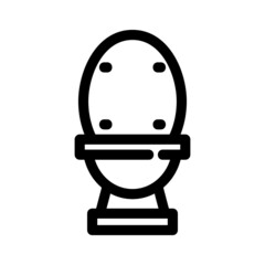Obraz na płótnie Canvas toilet icon or logo isolated sign symbol vector illustration - high quality black style vector icons 