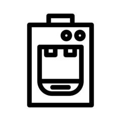 water purifier icon or logo isolated sign symbol vector illustration - high quality black style vector icons
