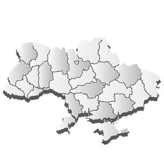 ウクライナ　地図　シルエット　アイコン