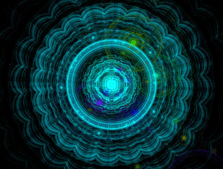 Imaginatory fractal abstract background Image