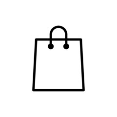 shopping bag icon vector design illustrator
