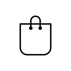 shopping bag icon vector design illustrator