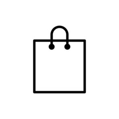 shopping bag icon vector design illustrator