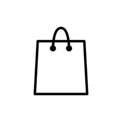shopping bag icon vector design illustrator