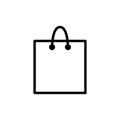 shopping bag icon vector design illustrator