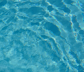 Pool surface texture blue
