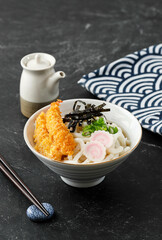 Japanese Tempura Udon Noodles