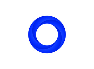 Abstract Modern Circle Logo. Symbol and Icon Vector Template.