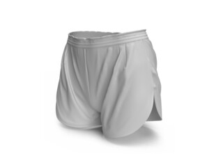 Woman Shorts 3D Illustration Mockup Scene