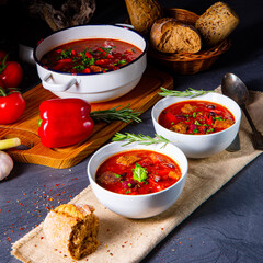 Spicy Mexican style beef with beans