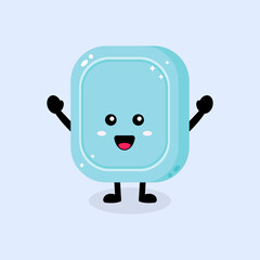 Cute soap cartoon character