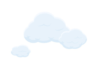 cloud vector isolated on white background ep221