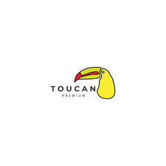 toucan bird logo vector icon symbol illustration design