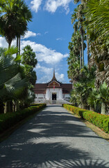 Fototapeta na wymiar Luang Prabang Royal Palace, it was built in 1904 during the French colonial era for King Sisavang Vong. Now The palace was then converted into a national museum