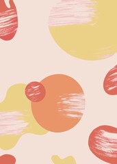 Abstract art background. Multi-colored spots.free form,color tone.brush