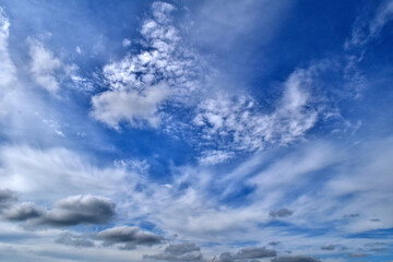 Blue sky with clouds