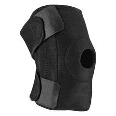 voluminous sports or medical knee pad, with a fixator, to support the knee joint, with Velcro fasteners