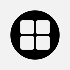 Menu icon in solid style about user interface, use for website mobile app presentation