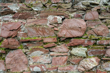 Rough stone wall surface. Abstract background for design purpose. Copy space for message placement