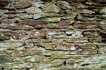 Rough stone wall surface. Abstract background for design purpose. Copy space for message placement