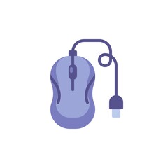 Computer mouse flat icon